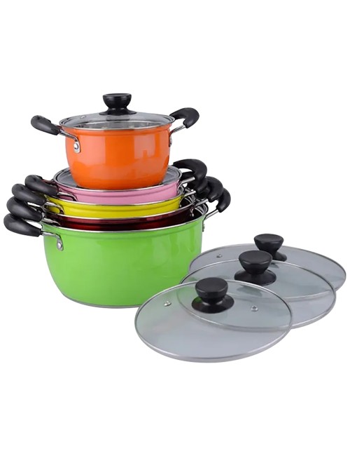 10-piece stainless steel cookware set HP786-102