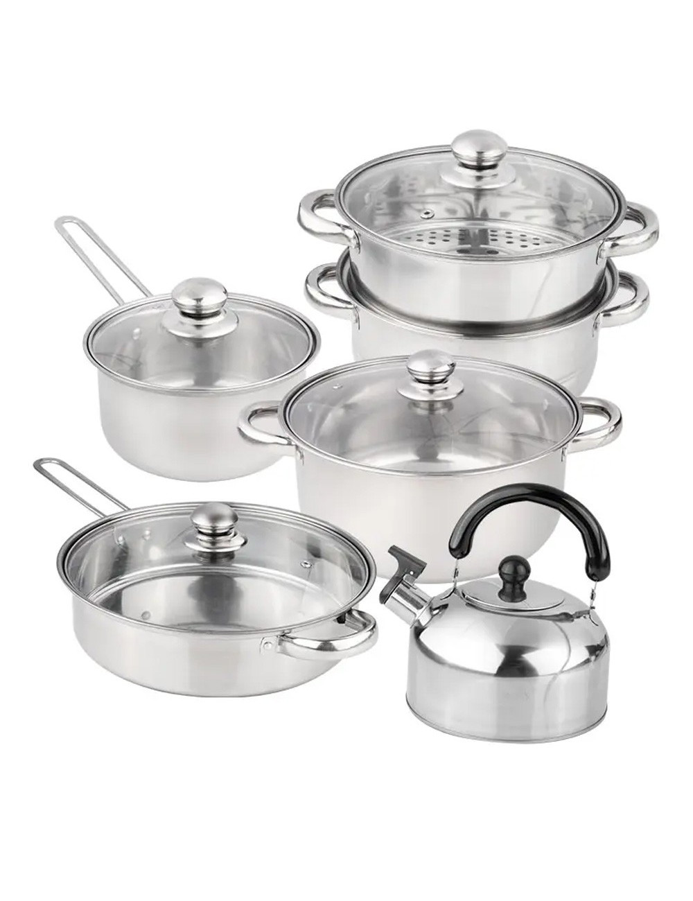 Stainless steel cookware set NO-2122 CS1250