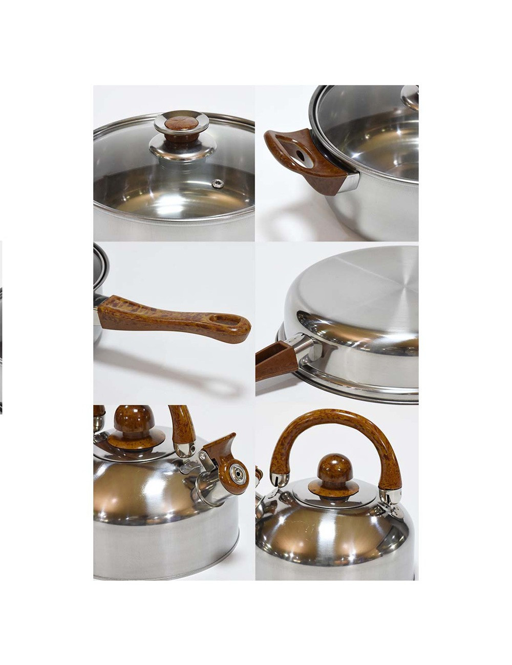 Steel cookware set 12 pieces CS1251