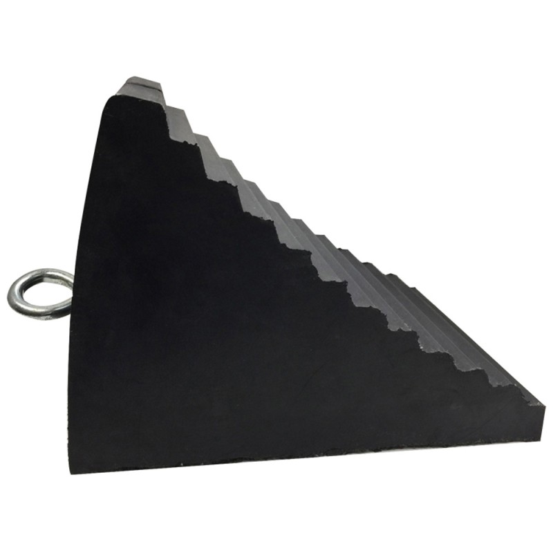 WHEEL STOPPER RUBBER WITH CHAIN