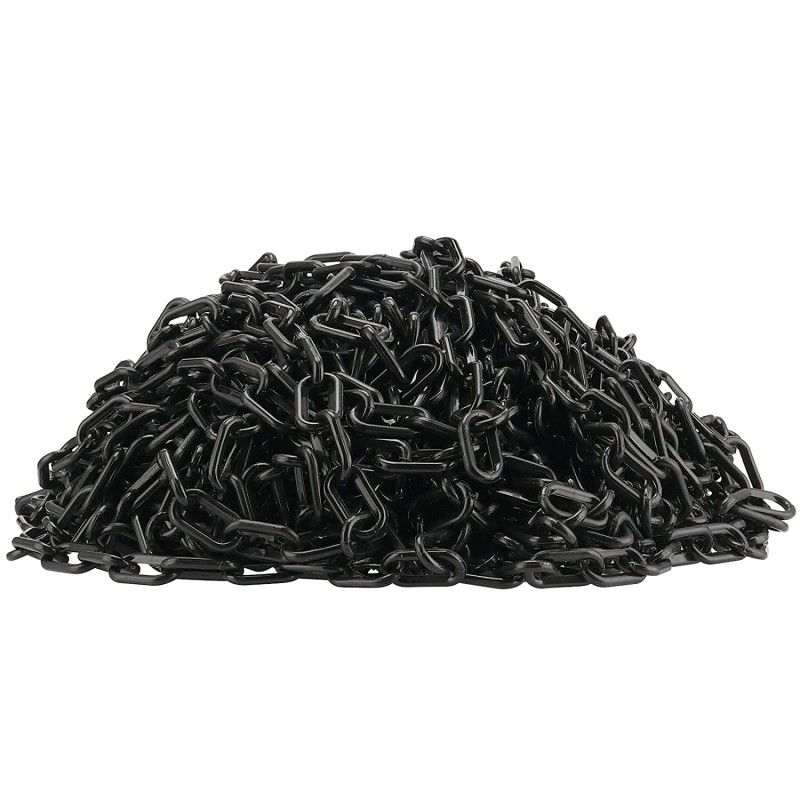 YF-PWC PLASTIC WARNING CHAIN BLACK 8 MM x 25 MTR