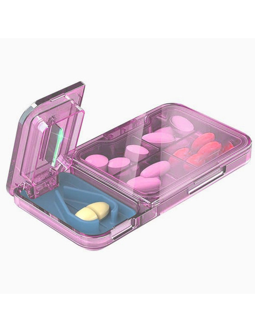 4GRID MINI PILL BOX WITH PILL SPLITTER