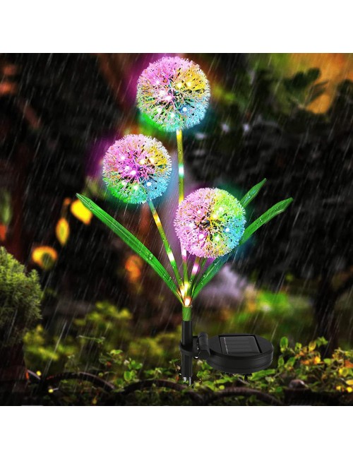 SOLAR SCALLION FLOWER LIGHT HEIGHT 80 CM