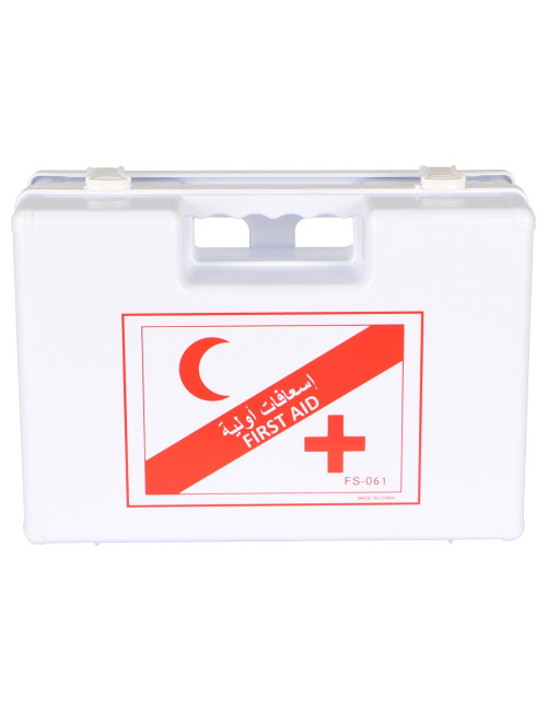 FS-061 PLASTIC FIRST AID BOX 31.5 x 21.5 x 12.5 CM