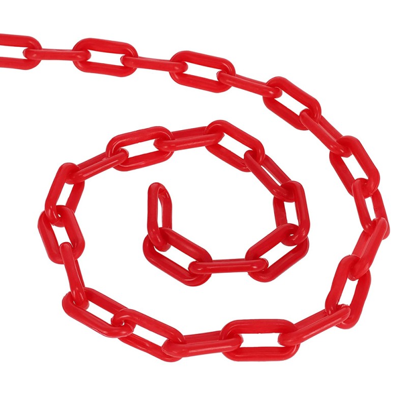 YF-PWC PLASTIC WARNING CHAIN RED 6 MM x 25 MTR