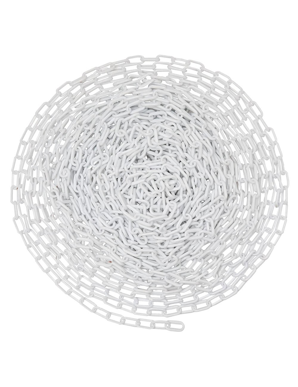 YF-PWC PLASTIC WARNING CHAIN WHITE 4 MM x 25 MTR