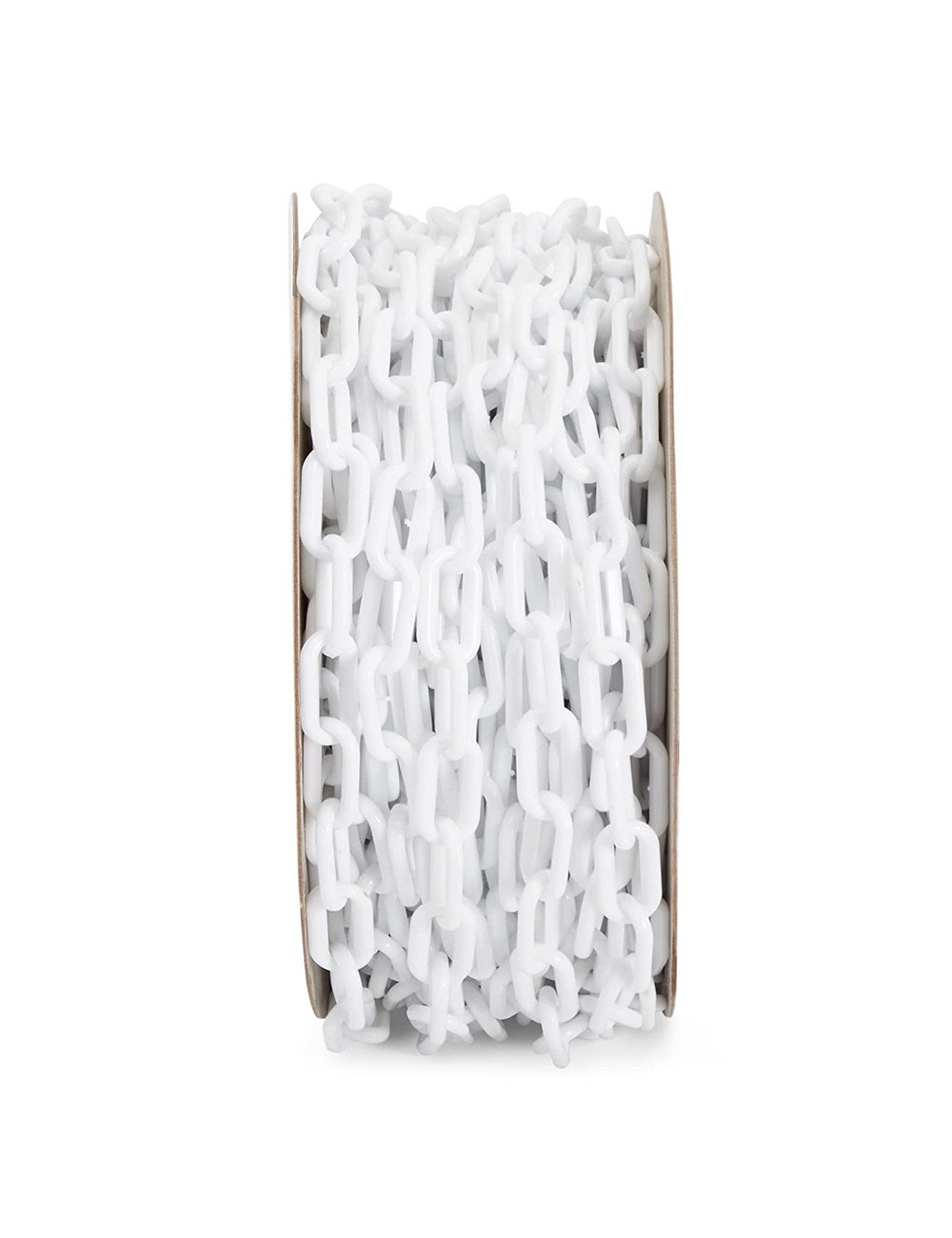 YF-PWC PLASTIC WARNING CHAIN WHITE 4 MM x 25 MTR