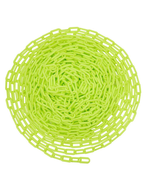 YF-PWC PLASTIC WARNING CHAIN GREEN 6 MM x 25 MTR