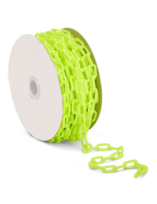 YF-PWC PLASTIC WARNING CHAIN GREEN 10 MM x 25 MTR