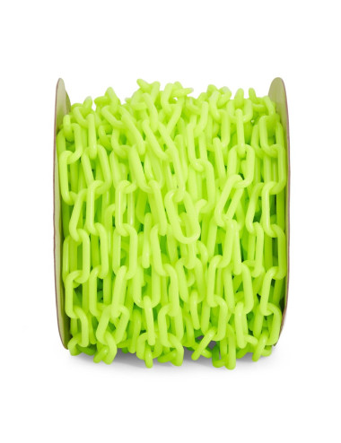 YF-PWC PLASTIC WARNING CHAIN GREEN 10 MM x 25 MTR