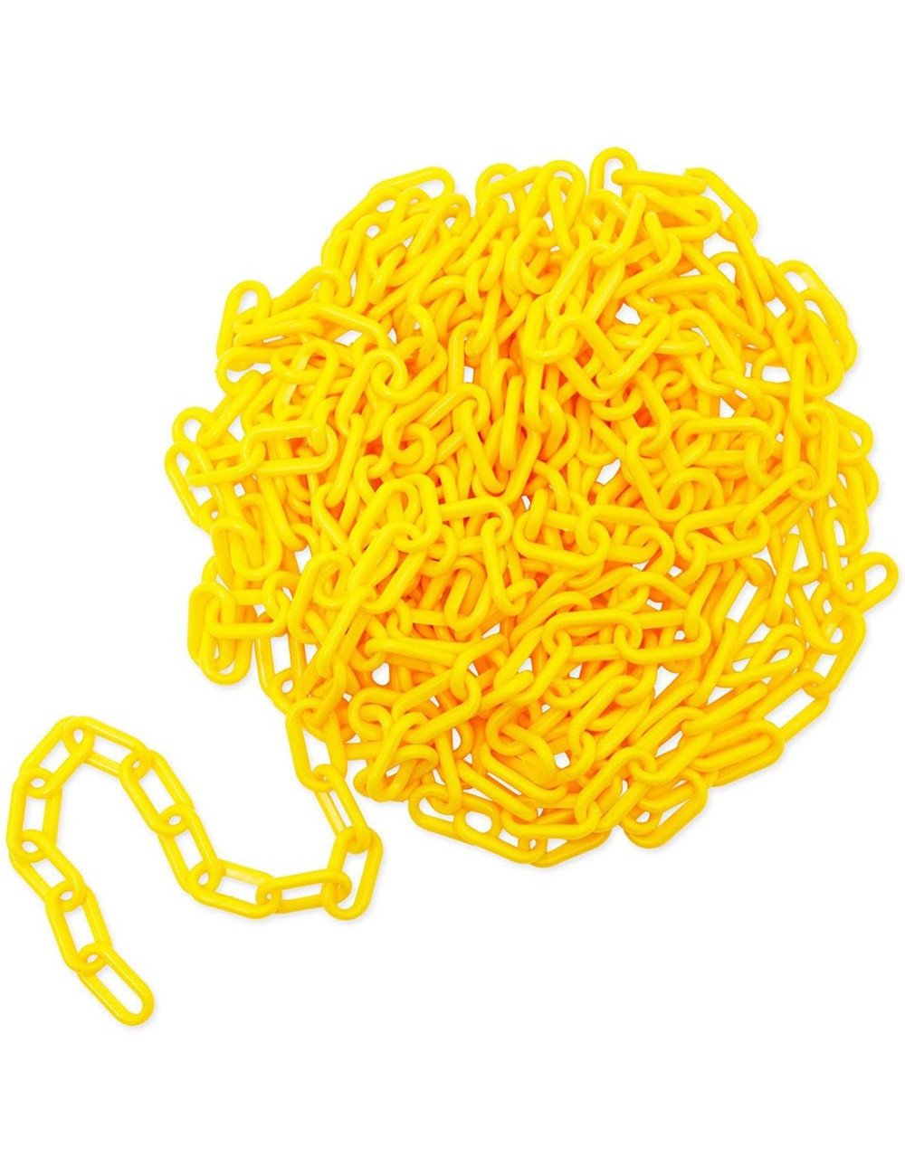 YF-PWC PLASTIC WARNING CHAIN YELLOW 6 MM x 25 MTR