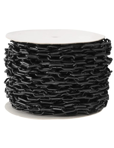 YF-PWC PLASTIC WARNING CHAIN BLACK 4 MM x 25 MTR