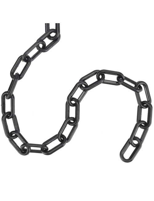 YF-PWC PLASTIC WARNING CHAIN BLACK 6 MM x 25 MTR