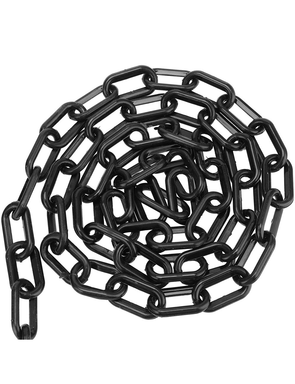 YF-PWC PLASTIC WARNING CHAIN BLACK 6 MM x 25 MTR