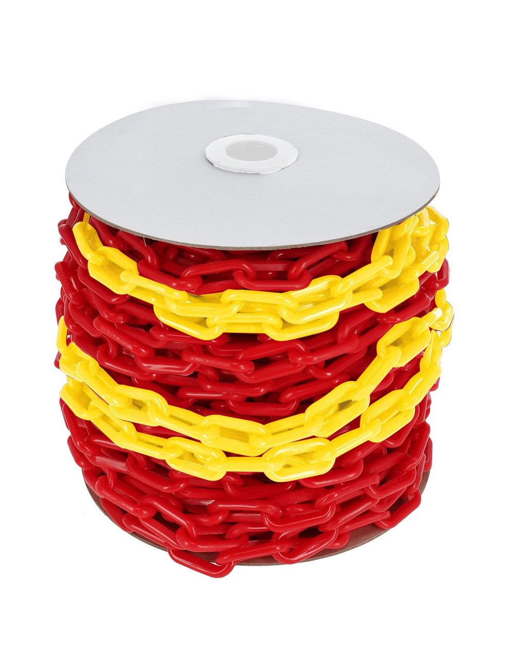 YF-PWC PLASTIC WARNING CHAIN YELLOW/RED 6 MM x 25 MT