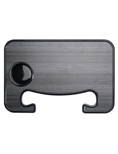 RMX001 STEERING WHEEL DINING TABLE 28*42CM WOOD GRAIN BLACK