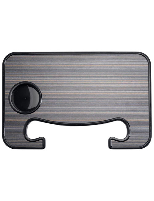 RMX002 STEERING WHEEL DINING TABLE 28*42CM WOOD GRAIN BROWN