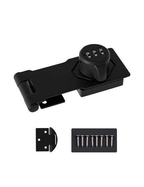 TJ-657 BLACK COMBINATION LOCK BLACK 40×36×23CM