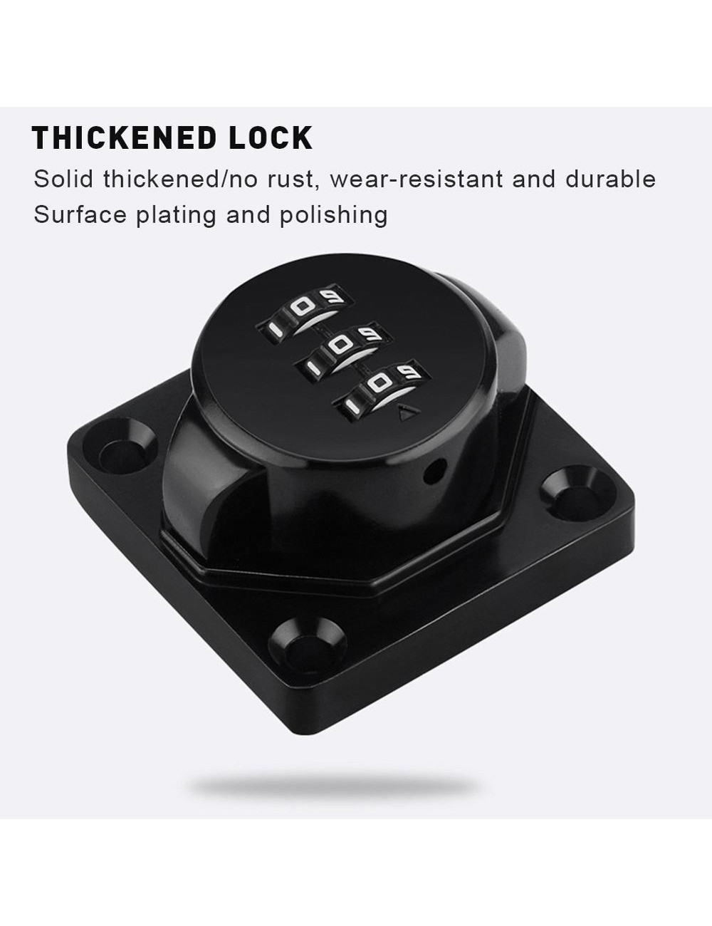 TJ-657 BLACK COMBINATION LOCK BLACK 40×36×23CM
