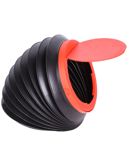 FOLDING TRASH CAN WITH LID 4LTR