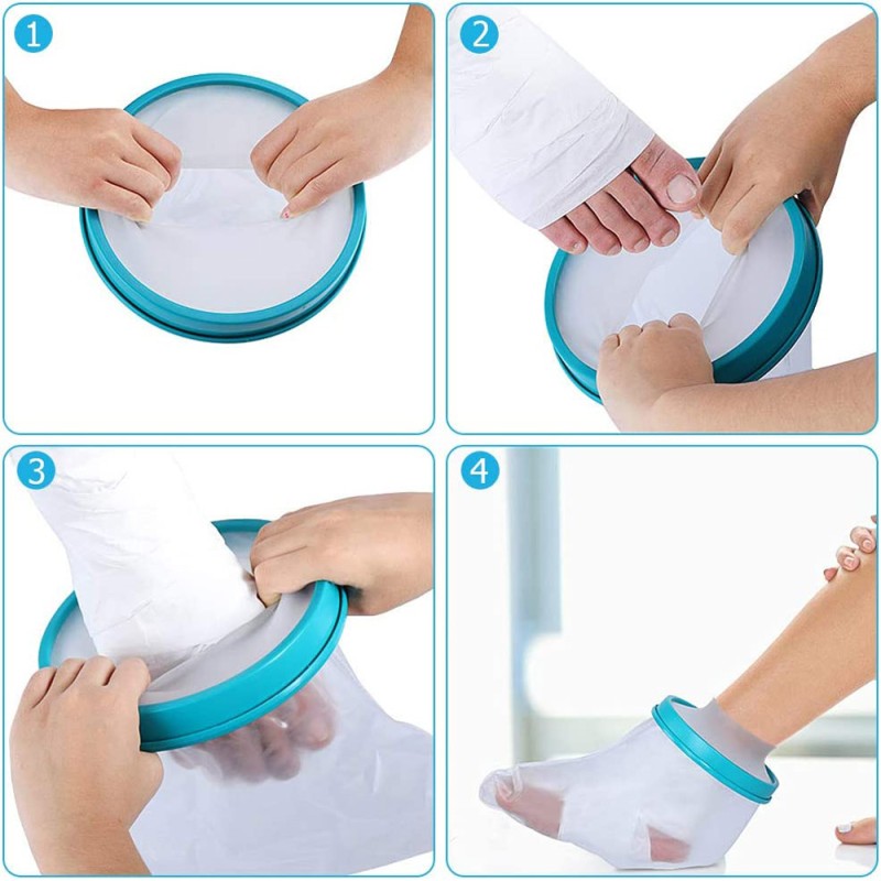 E330380 WATERPROOF CAST/BANDAGE PROTECTOR FOR CHILDREN ANKLE 330*380MM