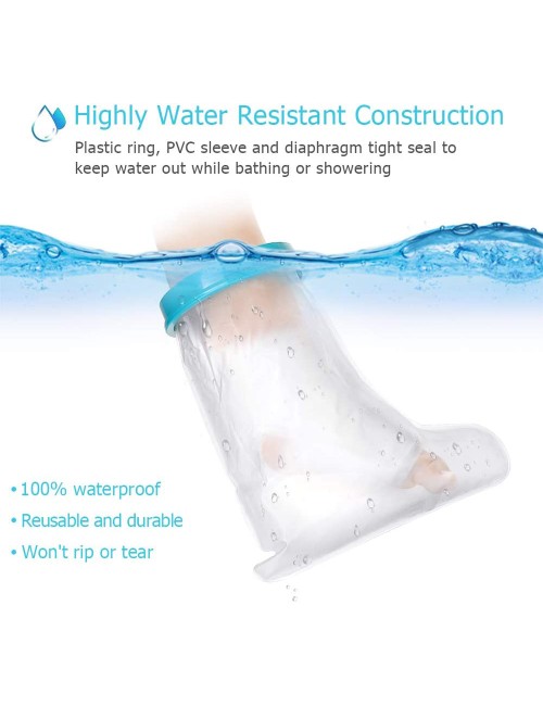 E330380 WATERPROOF CAST/BANDAGE PROTECTOR FOR CHILDREN ANKLE 330*380MM