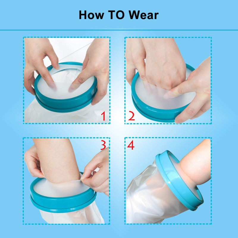C255590 WATERPROOF CAST/BANDAGE PROTECTOR FOR ADULT SHORT ARM 255*590MM
