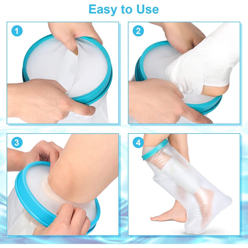C440670 WATERPROOF CAST/BANDAGE PROTECTOR CALF EXTRA LARGE 440*670MM
