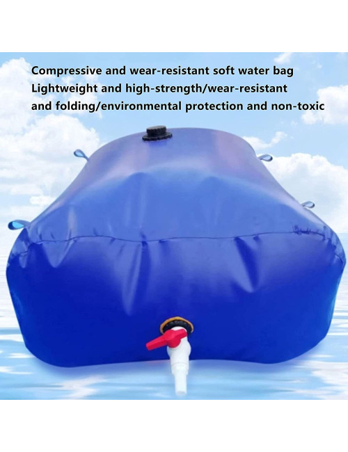 PVC WATER BAG 8000L 400×200×100CM 0.9MM