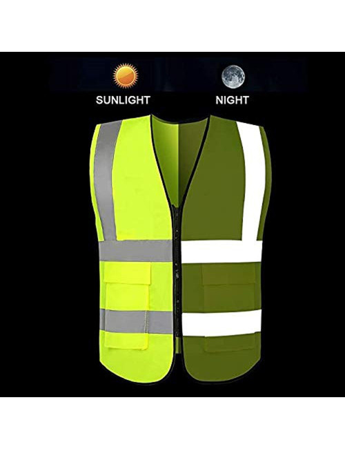 REFLECTIVE SAFETY VEST 120 GMS YELLOW - XL