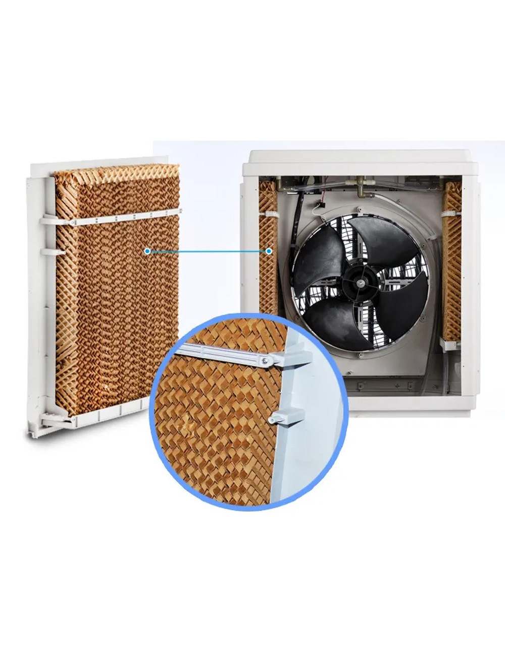 CENTER COOLING PAD FOR AH60 280W AIR COOLER 66 x 72 CM