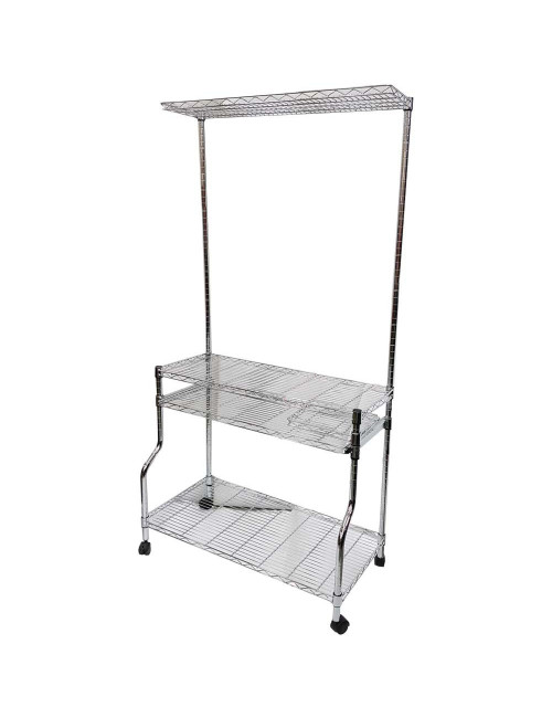 CHN-YT-32 86 X 45 X 180 CM رف كروم مكتبي متحرك