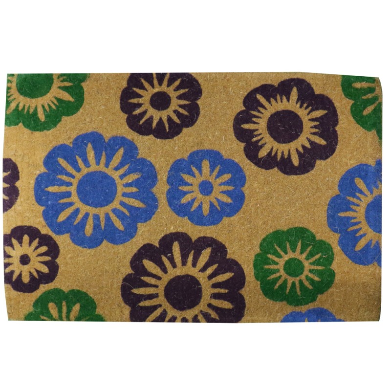 624201 FIBER DOOR MAT NATURAL 60 X 100 CM