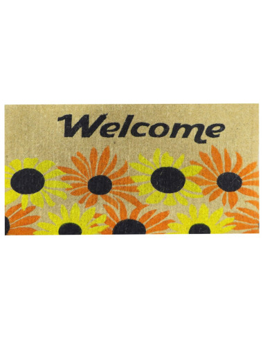 624202 FIBER DOOR MAT NATURAL 60 X 120 CM
