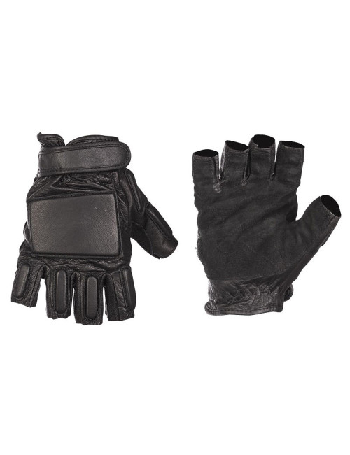 YF-TAC-G2 SECURITY LEATHER GLOVES BLACK H.D.