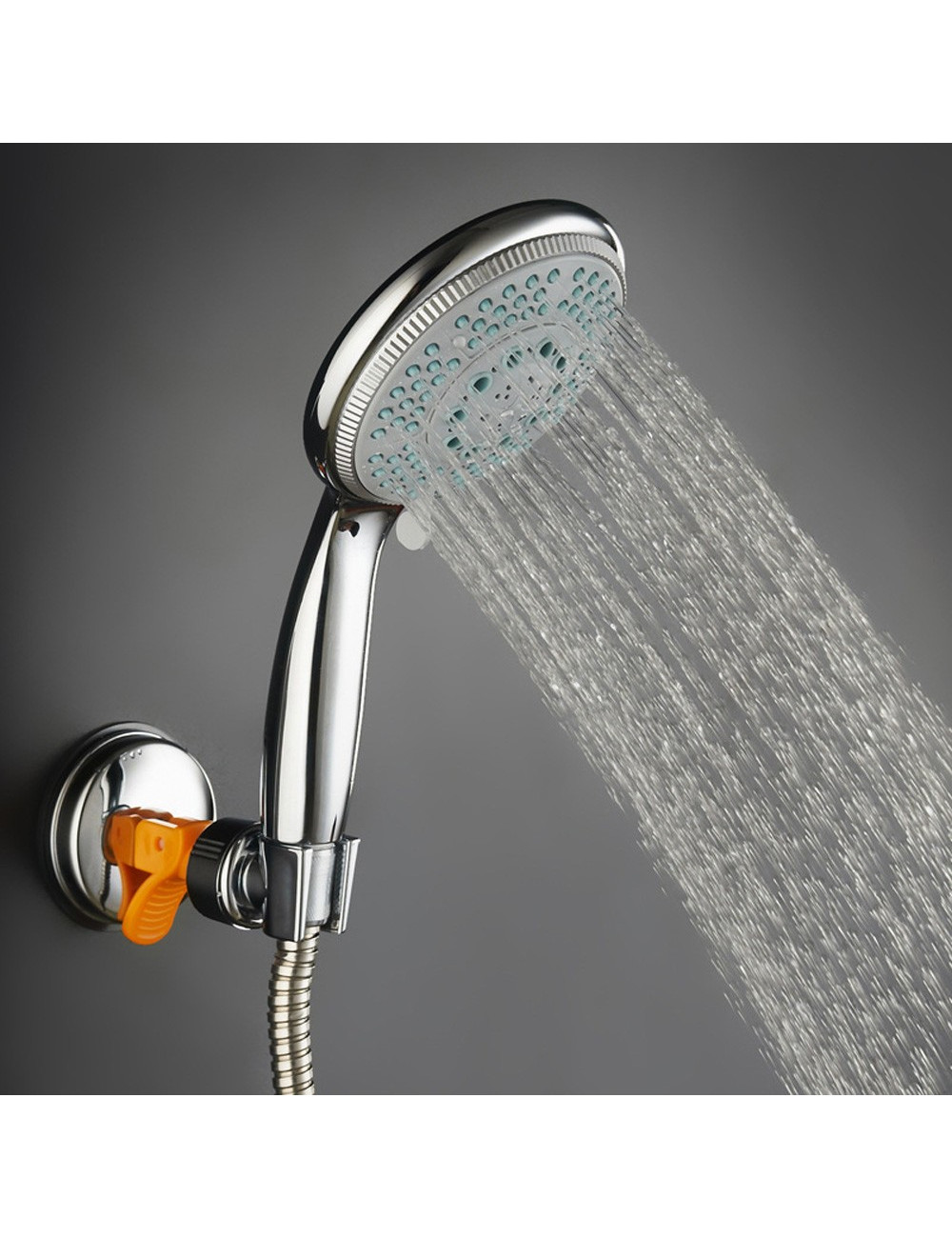 Large round shower head without rubbing