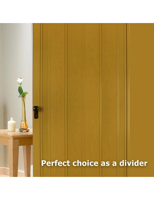 PVC FOLDING DOOR 100 x 210 CM OAK