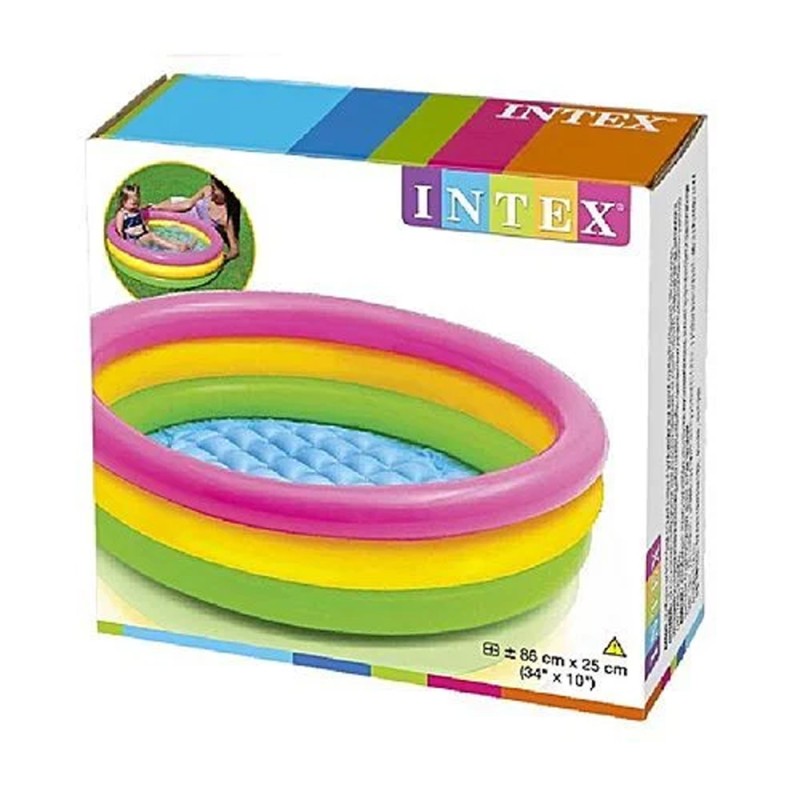 INTEX 58924CC SUNSET GLOW BABY SWIMMING POOL  86*25CM