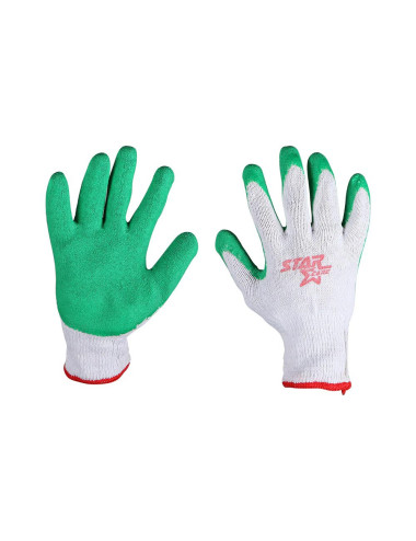 COTTON GLOVES GREEN