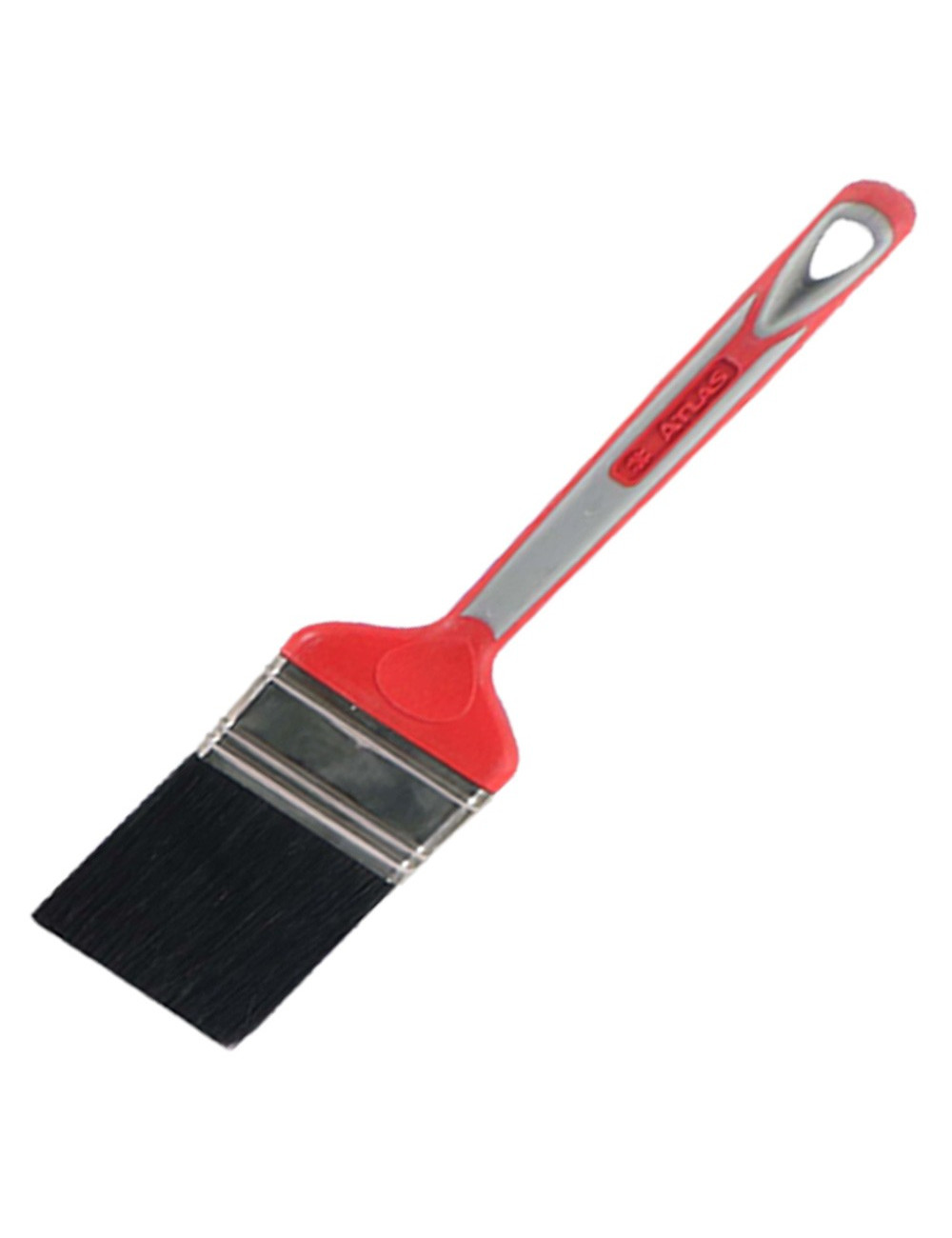 ATLAS 479 PAINT BRUSH RUBBER HANDLE RED 1.5"