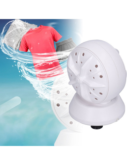 ULTRASONIC DUAL TURBINE WASHING MACHINE WITH SPEED CONTROL