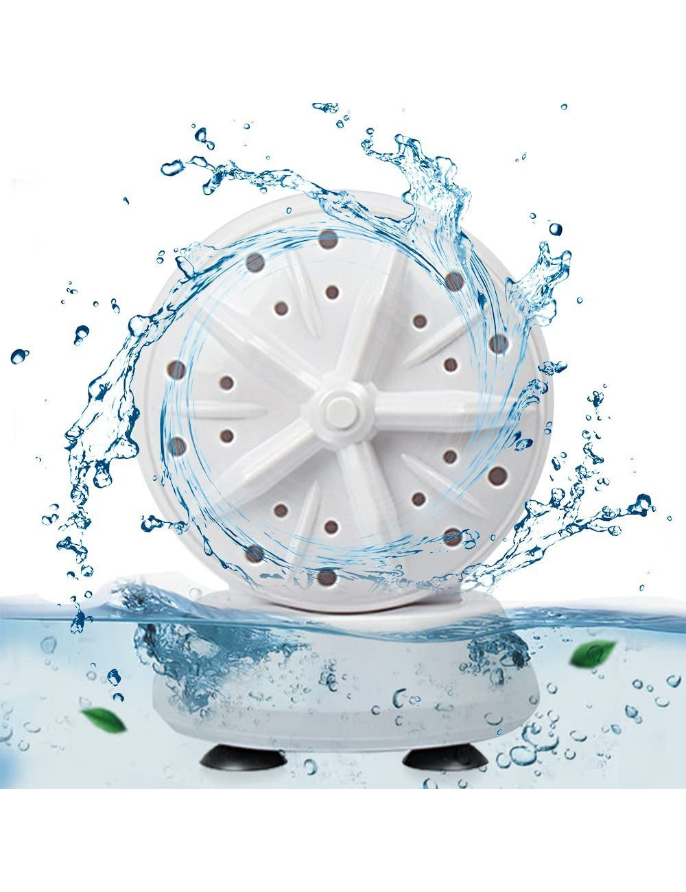 ULTRASONIC DUAL TURBINE WASHING MACHINE WITH SPEED CONTROL