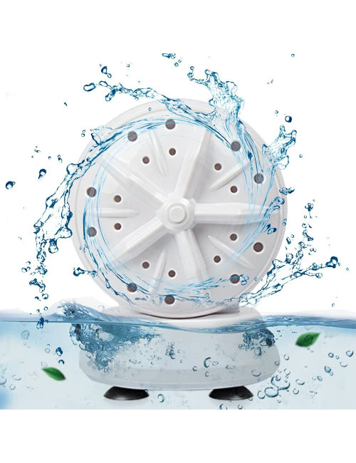 ULTRASONIC DUAL TURBINE WASHING MACHINE WITH SPEED CONTROL