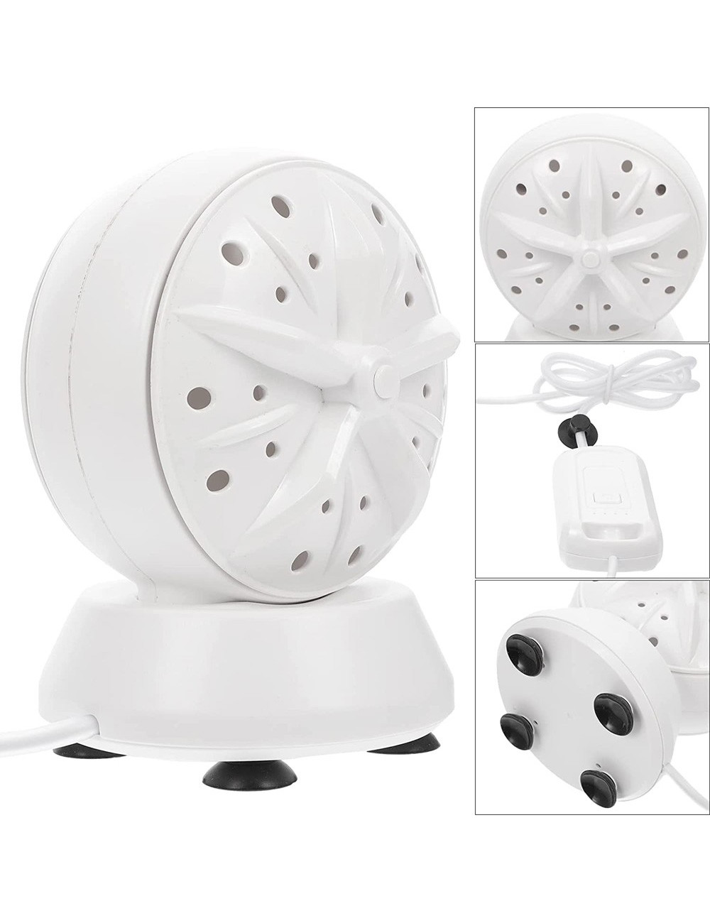 ULTRASONIC DUAL TURBINE WASHING MACHINE WITH SPEED CONTROL