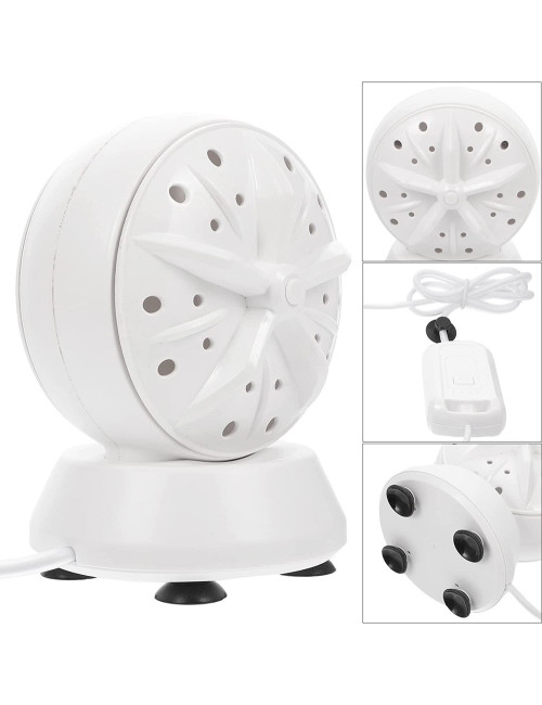 ULTRASONIC DUAL TURBINE WASHING MACHINE WITH SPEED CONTROL