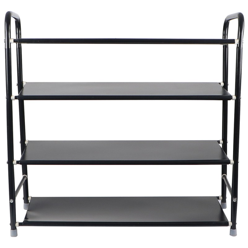 2053 FOUR SHELEVE SHOE RACK BLACK 60 × 25 × 57
