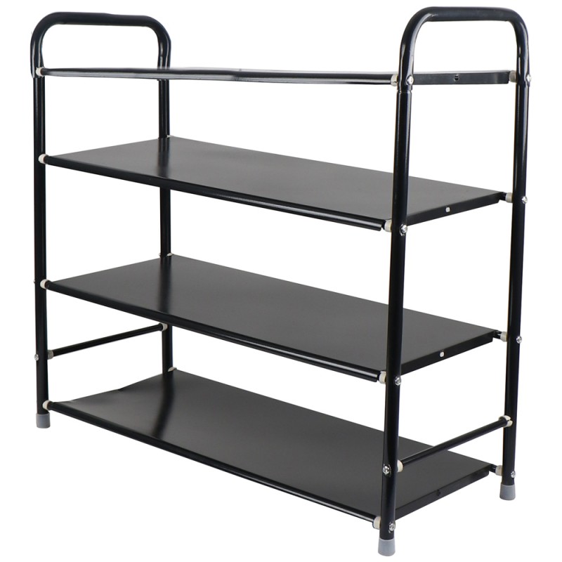 2053 FOUR SHELEVE SHOE RACK BLACK 60 × 25 × 57
