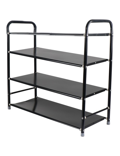 2053 FOUR SHELEVE SHOE RACK BLACK 60 × 25 × 57