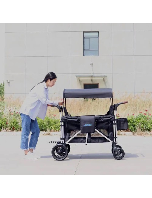 FW-07-ALUMINIUM ALLOY 4 SEATER BABY FOLDING CARAVAN WITH BRAKE
