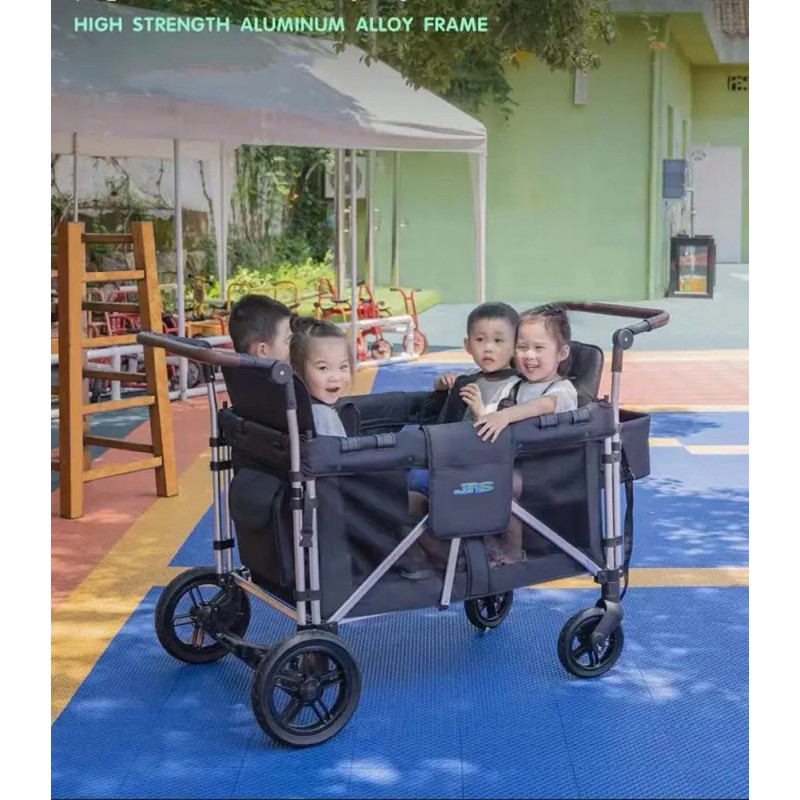 FW-07-ALUMINIUM ALLOY 4 SEATER BABY FOLDING CARAVAN WITH BRAKE